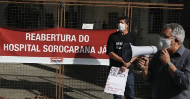 Faixa do Ato Reabre Sorocabana