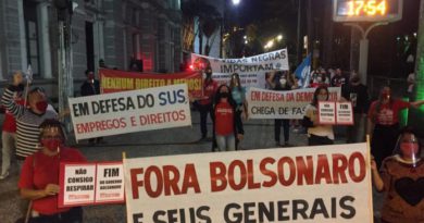 Ato Fora Bolsonaro em Juiz de Fora/MG