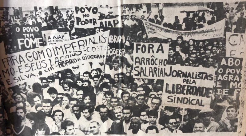 1º de Maio de 1968 na Praça da Sé, em São Paulo