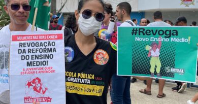 Diálogo e Ação Petista presente na manifestação em Maceió-AL